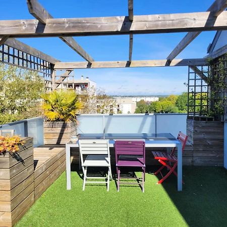 נאנט Le Nid : Rooftop Moderne Surplombant La Ville מראה חיצוני תמונה